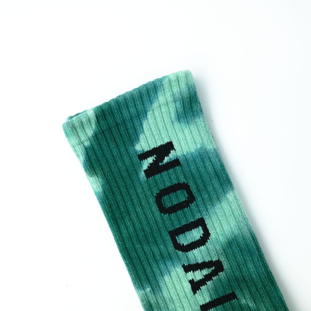 TieDye Logo Socks GREEN