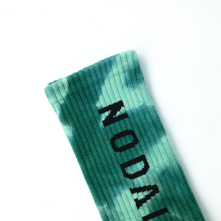 TieDye Logo Socks GREEN