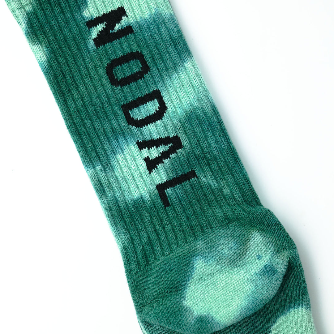 TieDye Logo Socks GREEN