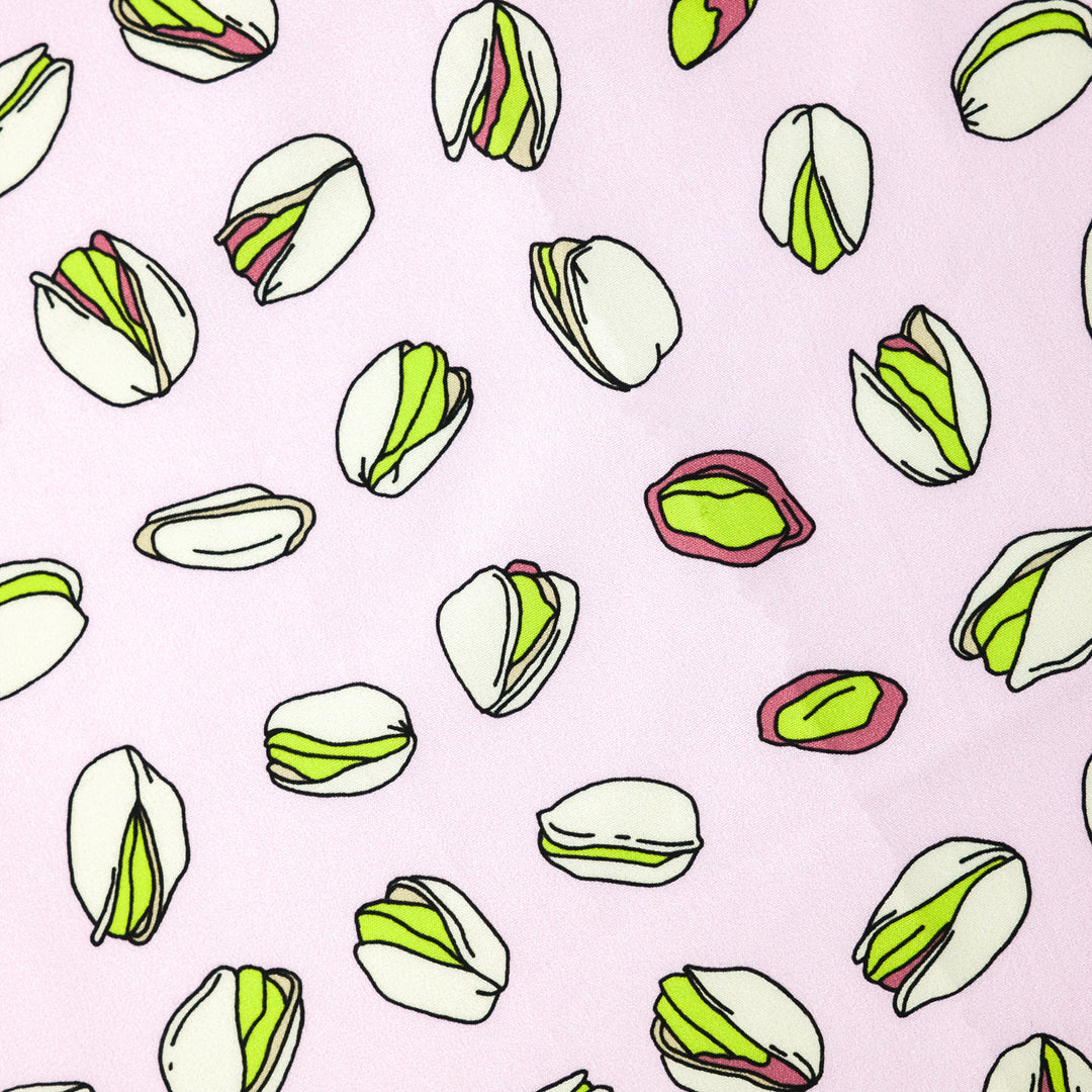 SICILY "PISTACCHI2" コットンハンカチーフ (クラシック)  PINK×GREEN