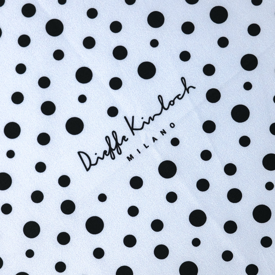 PARIS "SACRE COEUR POIS" コットンハンカチーフ (クラシック)  LIGHT PURPLE×BLUE