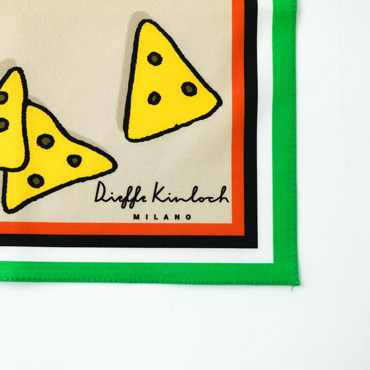 MEXICO "GUACAMOLE" コットンハンカチーフ (クラシック)  BEIGE×GREEN