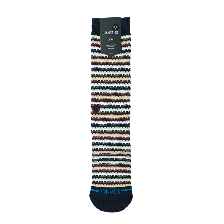 CHICLETS WAFFLE KNIT CREW（NAVY）L