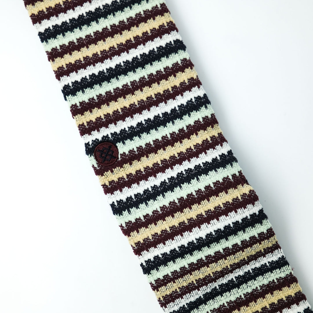 CHICLETS WAFFLE KNIT CREW（NAVY）L