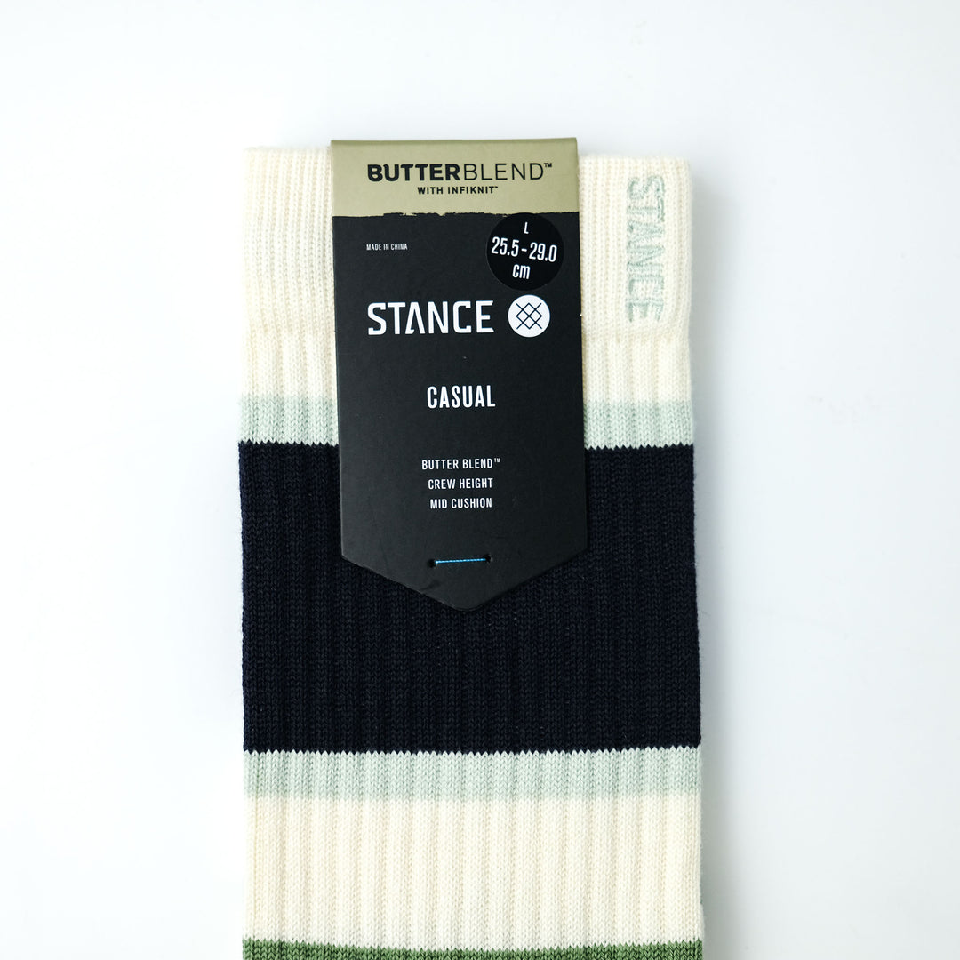 STRIPED DELIGHT CREW（CANVAS）L