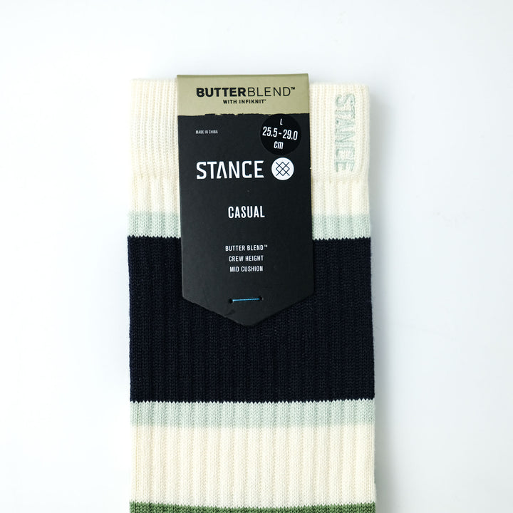 STRIPED DELIGHT CREW（CANVAS）L