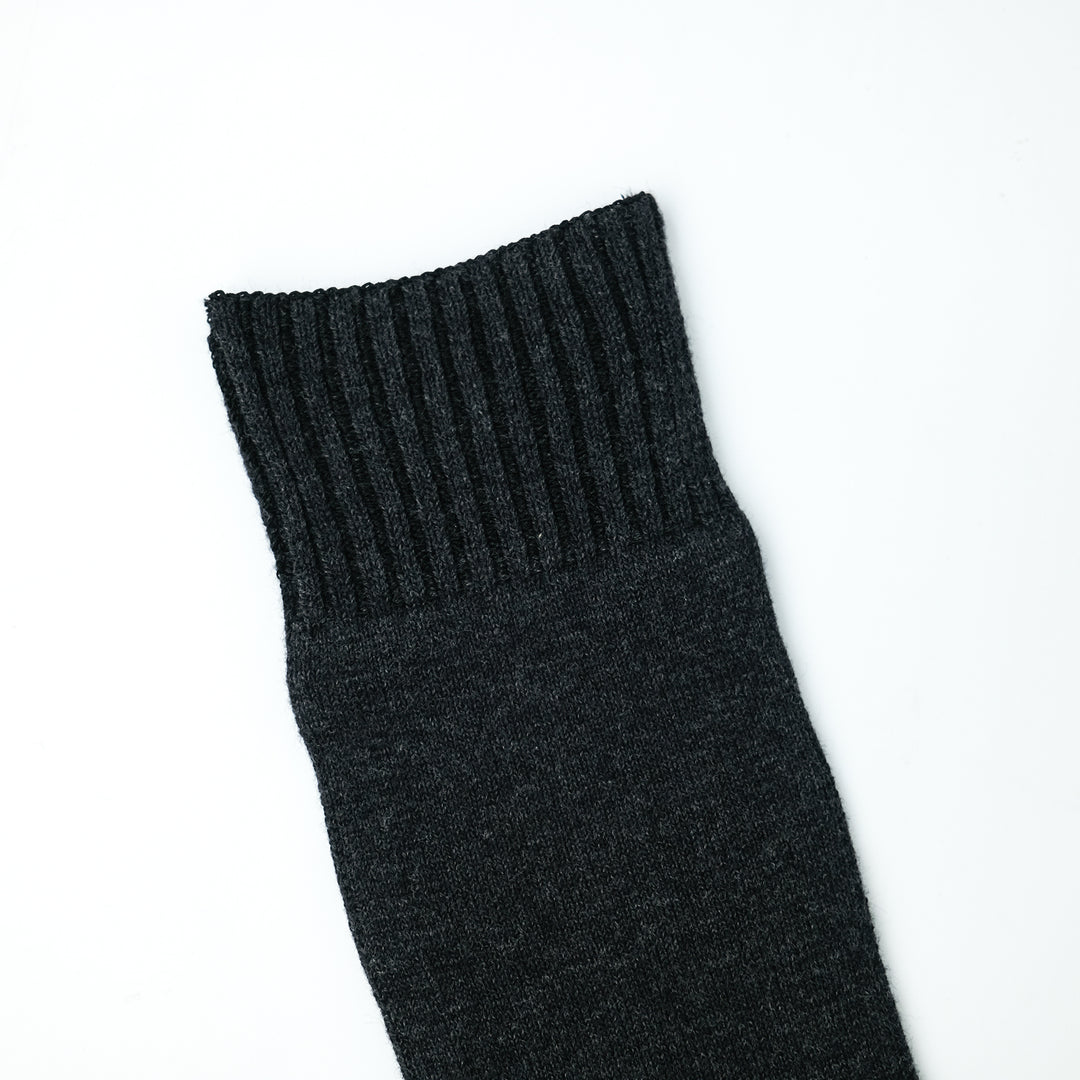 コットンバックラインラメTABIソックス CHACOAL×BLACK LAME