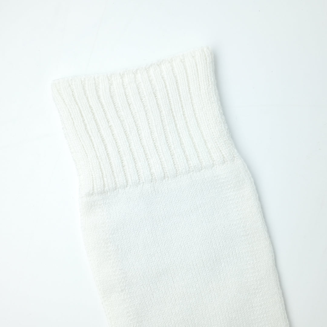 コットンバックラインラメTABIソックス WHITE×WHITE LAME