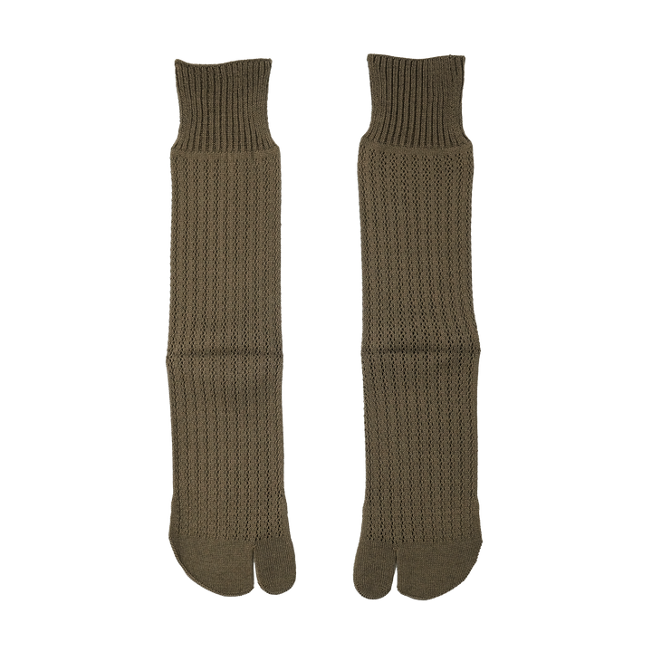 メッシュTABIソックス KHAKI