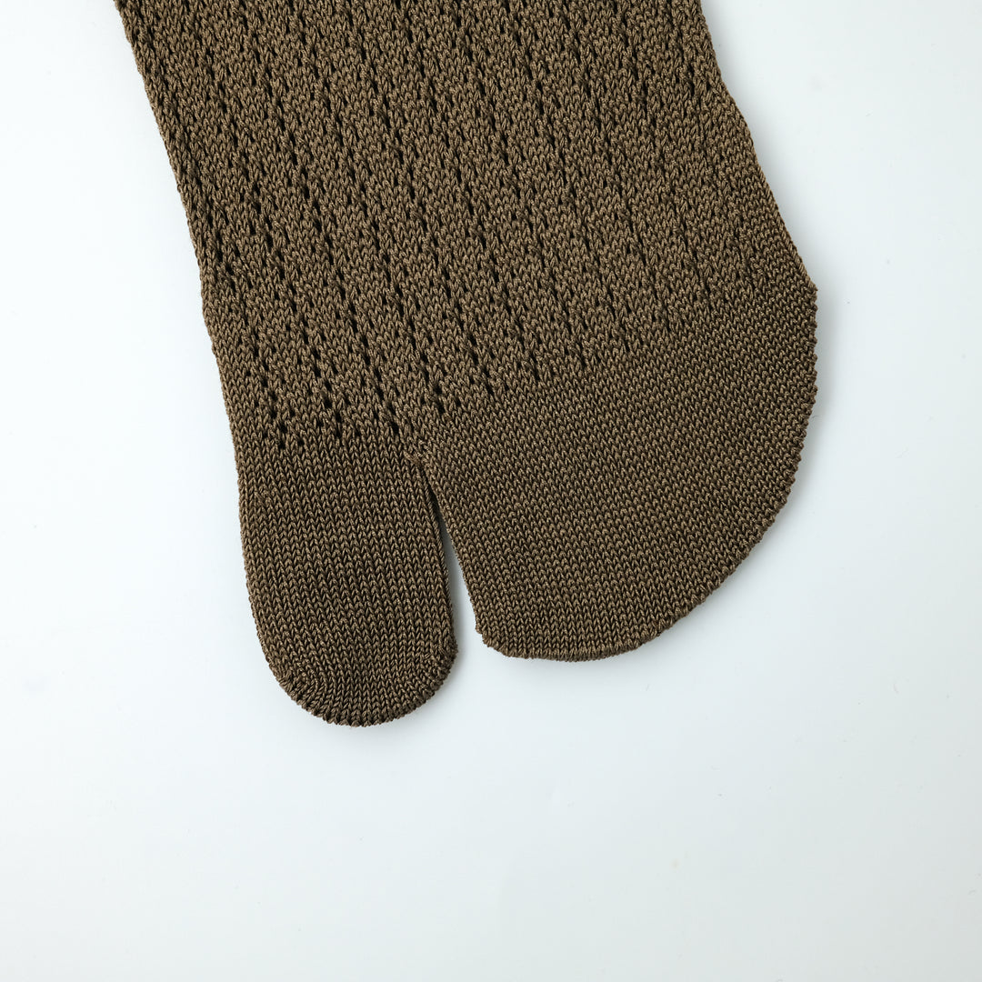 メッシュTABIソックス KHAKI