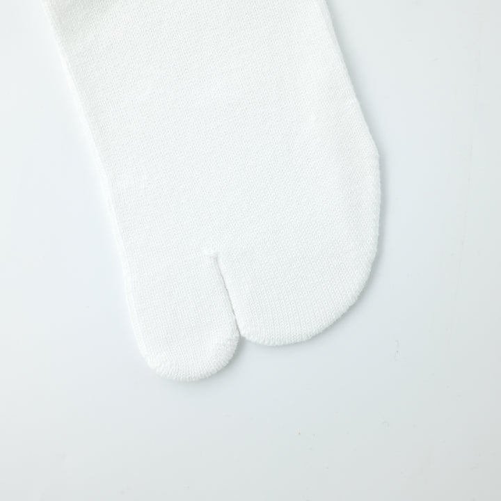 ダブルラインTABIソックス WHITE×BLACK