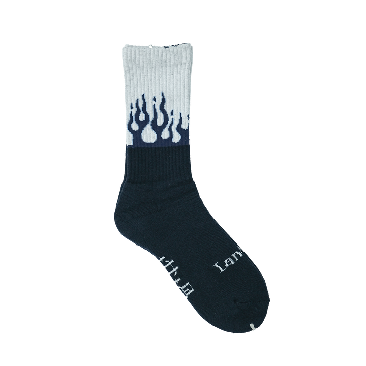FLAME SOCKS MELANGE/NAVY PEAL WHITE