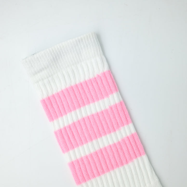 19インチ ラインチューブソックス  BABY PINK STYLE1 (ONE SIZE / BABY PINK)