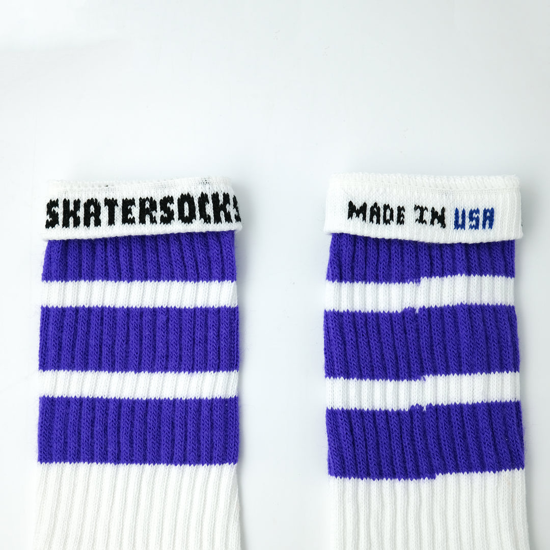 19インチ ラインチューブソックス PURPLE STYLE1 (ONE SIZE / PURPLE )