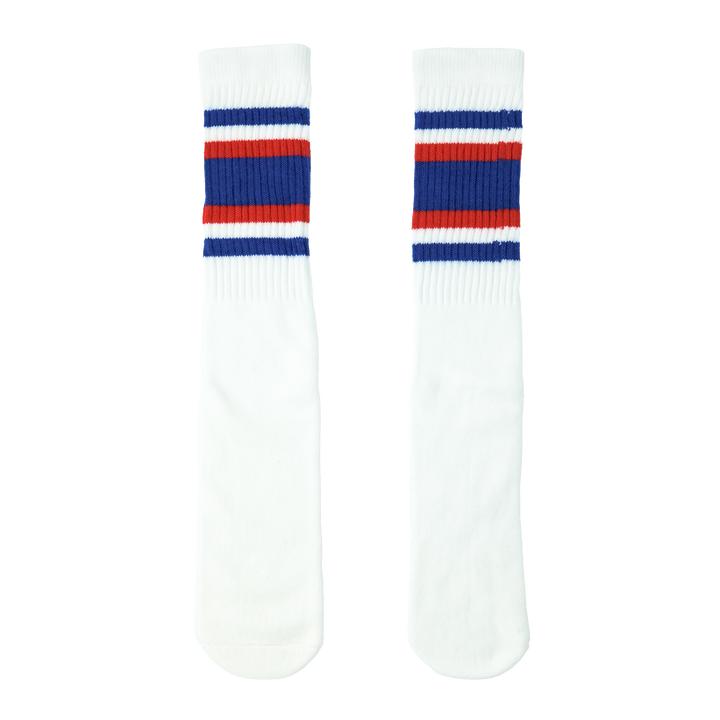 19インチ ラインチューブソックス  ROYAL BLUE/RED STYLE4(ONE SIZE / ROYAL BLUE/RED)