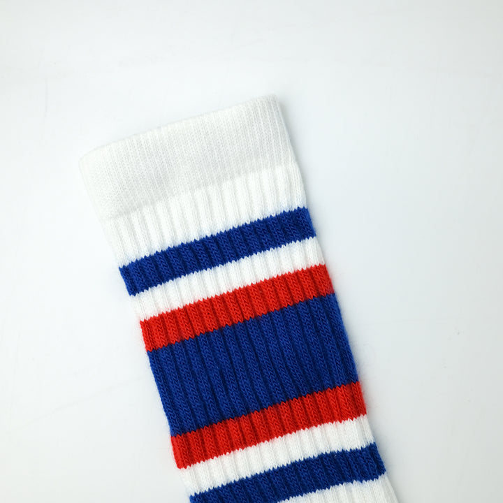 19インチ ラインチューブソックス  ROYAL BLUE/RED STYLE4(ONE SIZE / ROYAL BLUE/RED)
