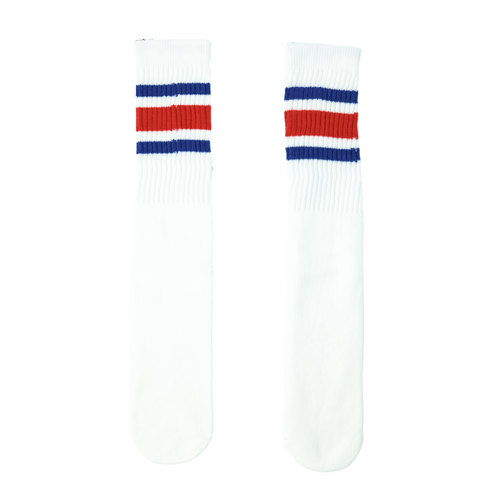 19インチ ラインチューブソックス  ROYAL BLUE/RED STYLE3(ONE SIZE / ROYAL BLUE/RED)