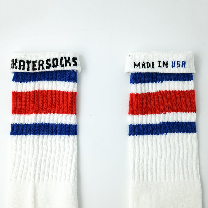 19インチ ラインチューブソックス  ROYAL BLUE/RED STYLE3(ONE SIZE / ROYAL BLUE/RED)