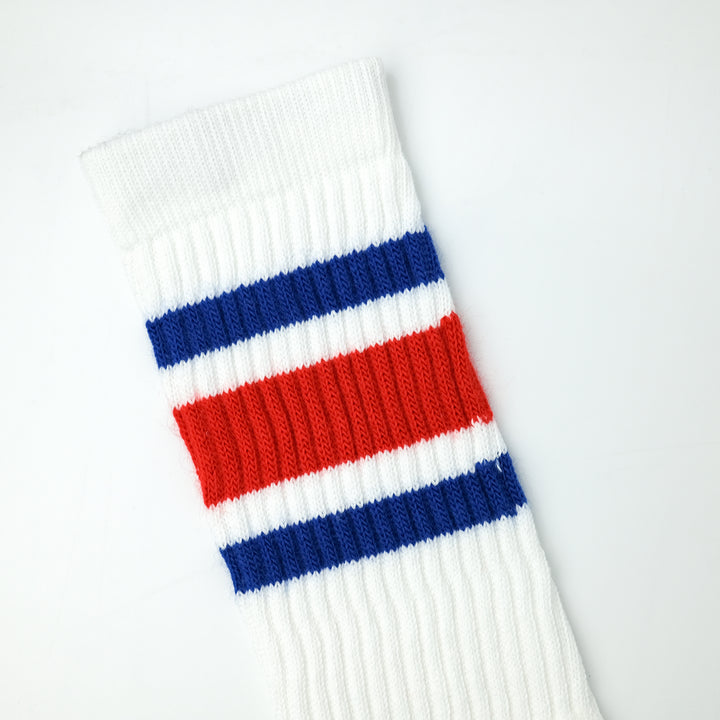 19インチ ラインチューブソックス  ROYAL BLUE/RED STYLE3(ONE SIZE / ROYAL BLUE/RED)