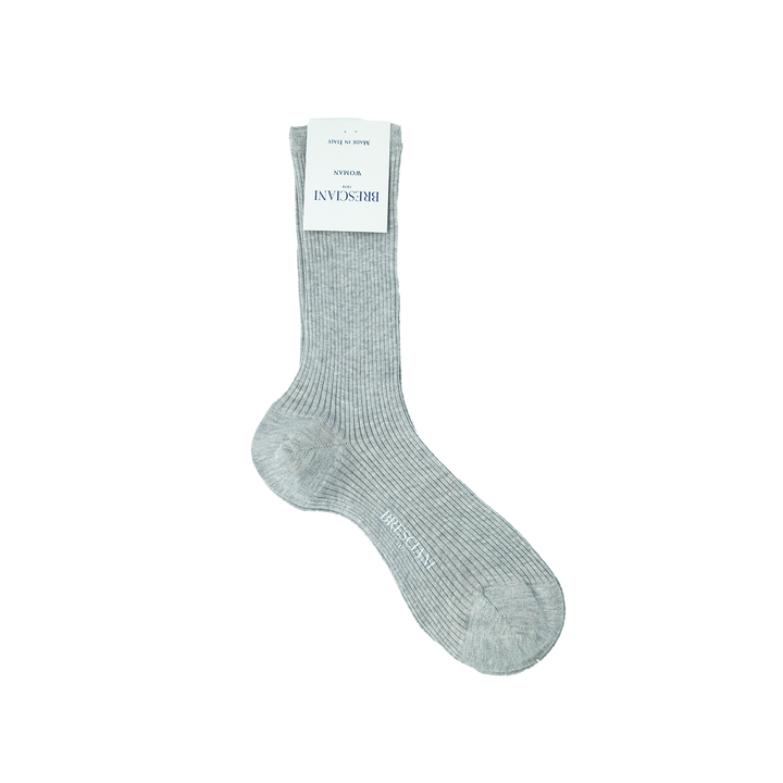 【WOMENS】THIN RIB SOCKS LIGHT GRAY