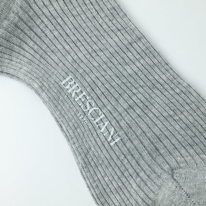 【WOMENS】THIN RIB SOCKS LIGHT GRAY
