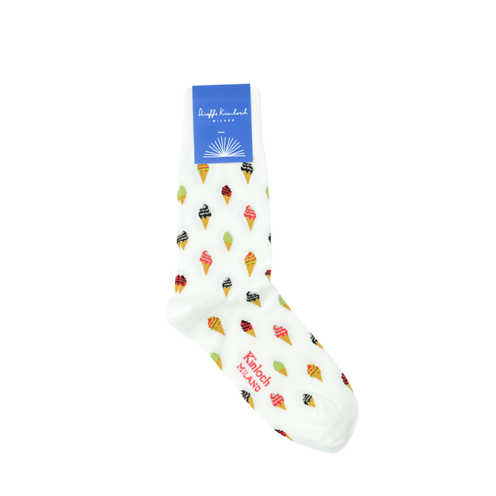 VENEZIA "ICE CREAM" ソックス WHITE