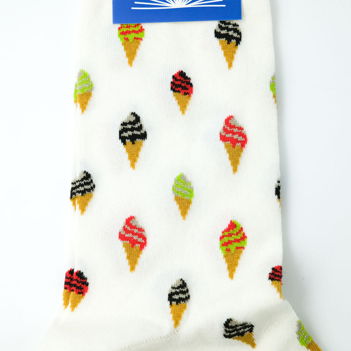 VENEZIA "ICE CREAM" ソックス WHITE