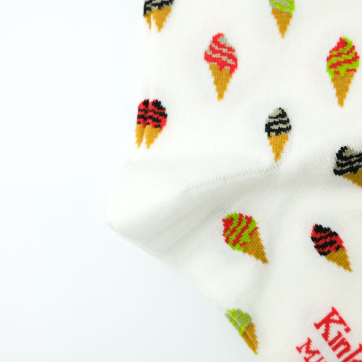 VENEZIA "ICE CREAM" ソックス WHITE