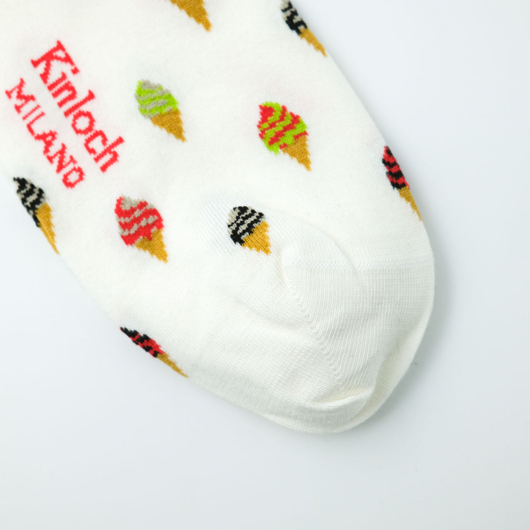 VENEZIA "ICE CREAM" ソックス WHITE