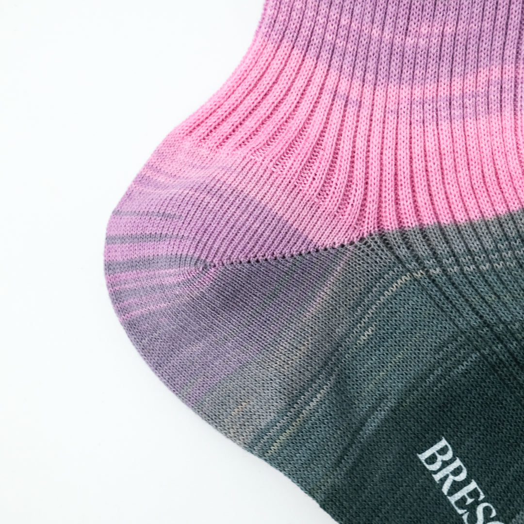 【WOMENS】COLOR GRADATION RIB SOCKS CHICCIOBOT GRAY