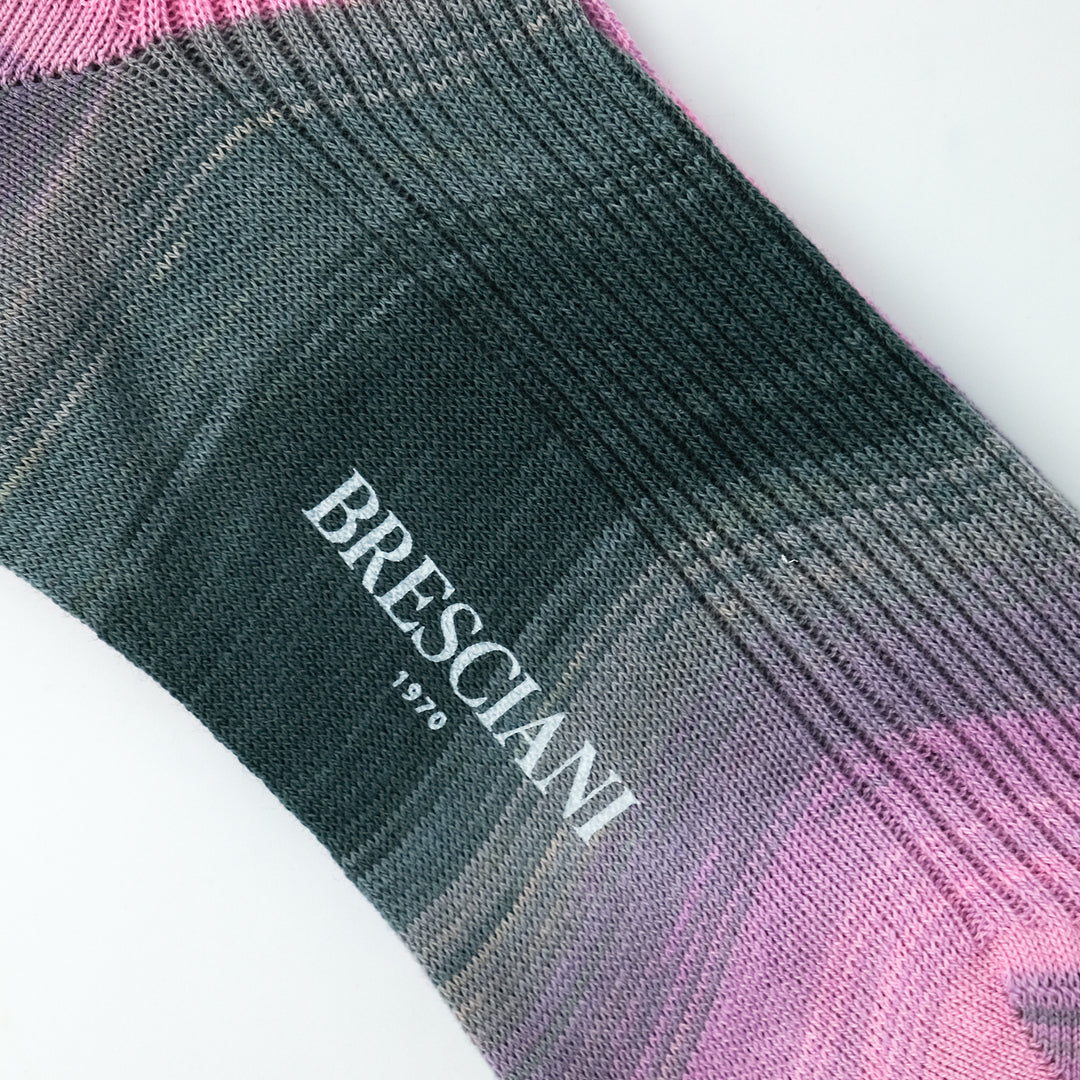 【WOMENS】COLOR GRADATION RIB SOCKS CHICCIOBOT GRAY