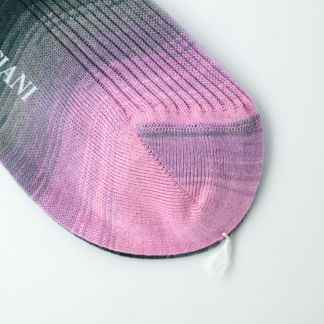 【WOMENS】COLOR GRADATION RIB SOCKS CHICCIOBOT GRAY