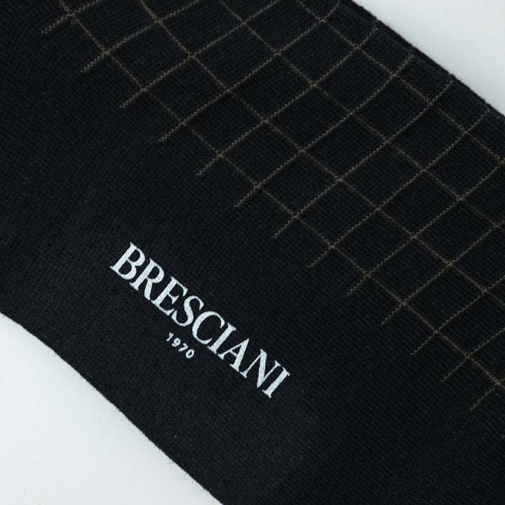 【MENS】BLOCK SOCKS BLACK