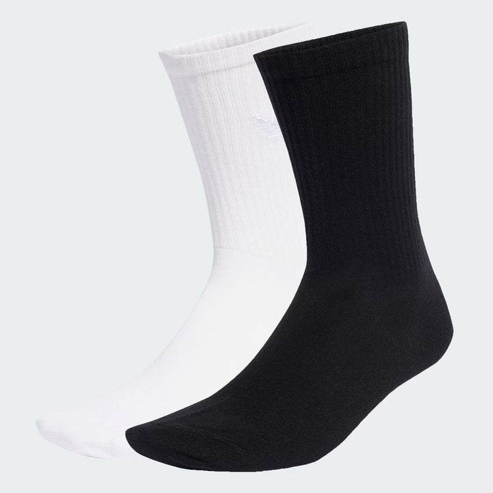 adidas Originals EVERYDAY ICONS CREW SOCK 2PACK WHITE/BLACK