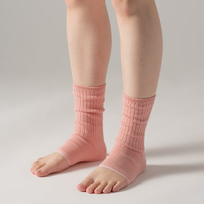 HEEL RIB LEGGING WOMENS PINK