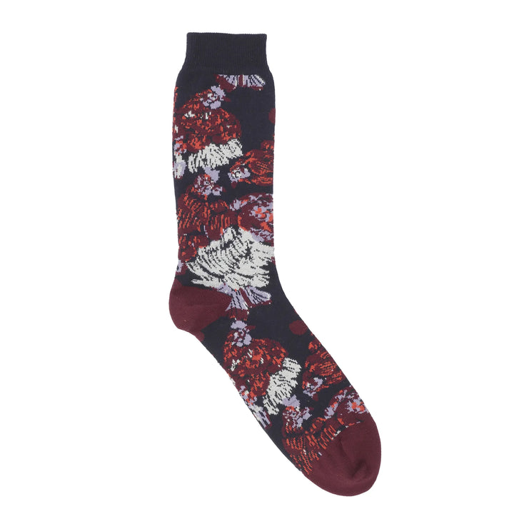 Chicken Homme Socks NAVY CHICKENS