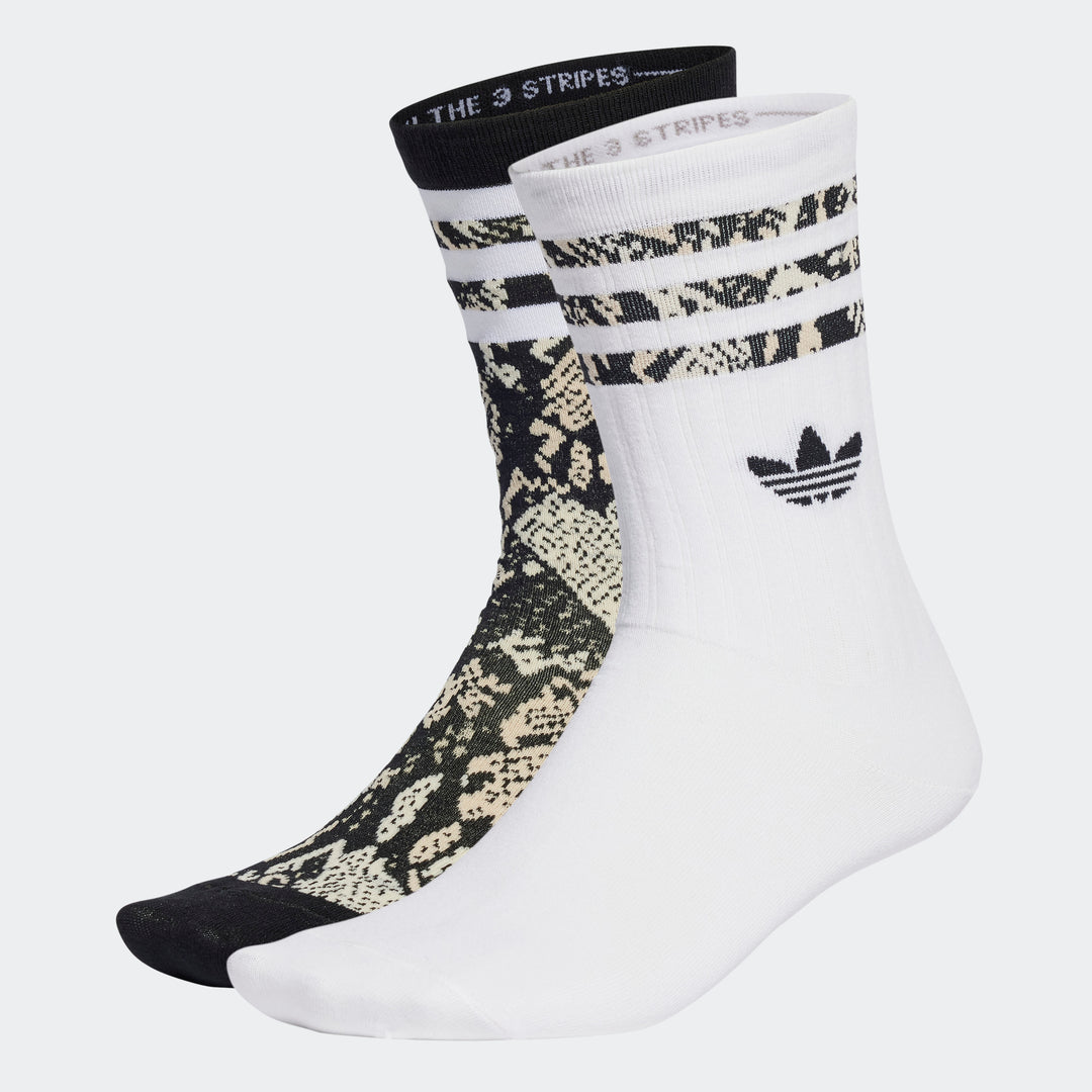 adidas Originals HERI CREW SOCK 2PACK MULTI/WHITE