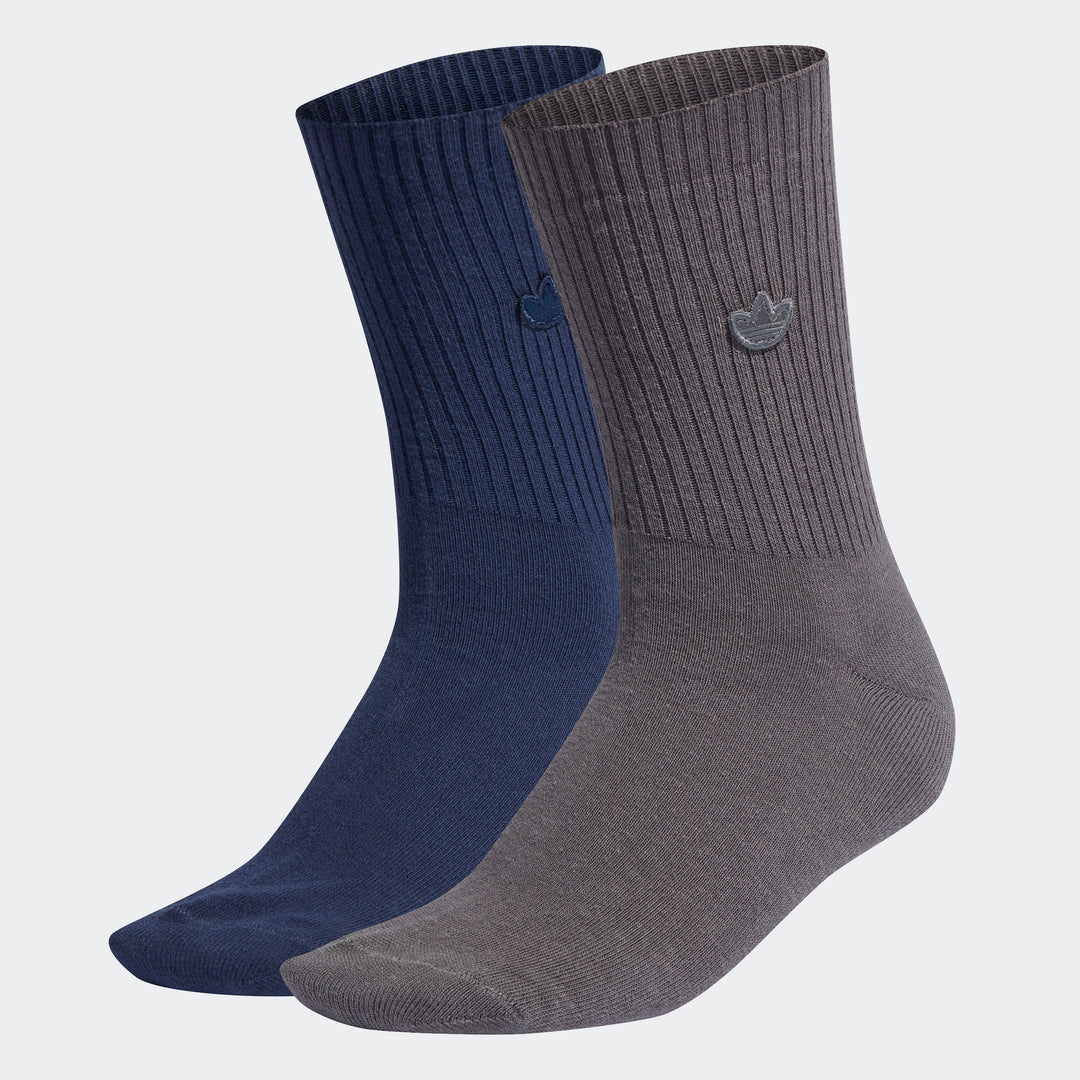 adidas Originals CREW SOCK クルーソックス 2PACK GRAY FIVE/INDIGO