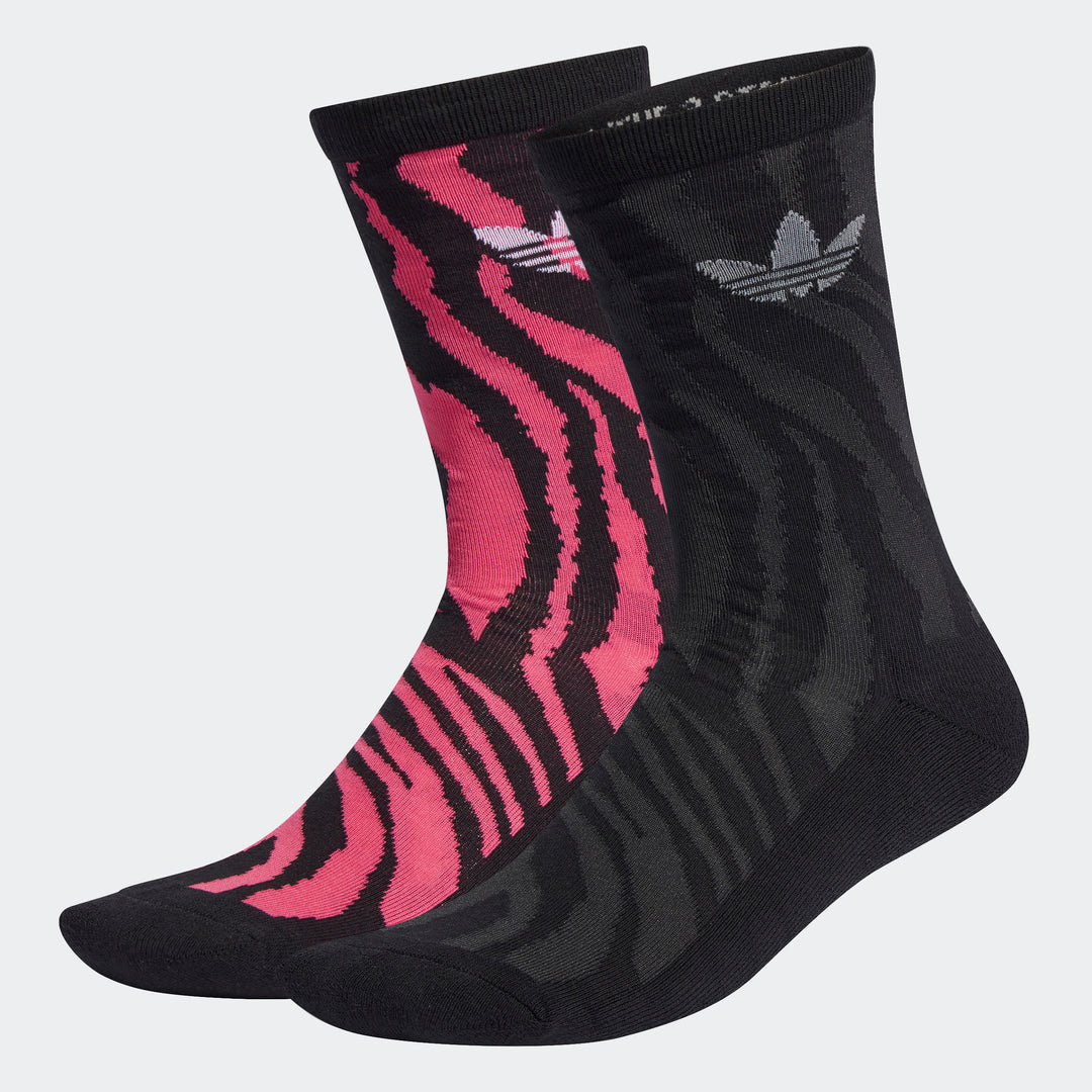 adidas Originals ANIMAL SOCK アニマルソックス 2PACK CARBON/PINK