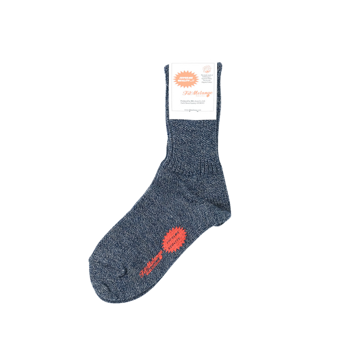 【WOMENS】NAT2 / ナット2 COTTON WOOL SOCKS BLUE MELANGE