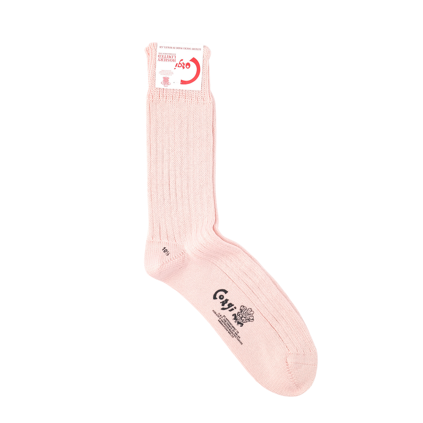 【MENS】SOFT COTTON PLAIN SOCKS SHORT PALE PINK
