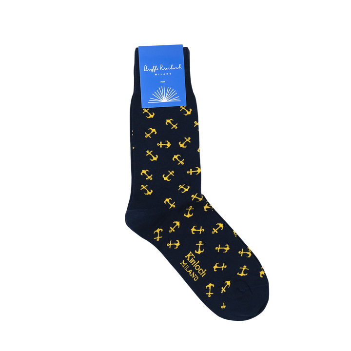 VENEZIA "ANCHOR" ソックス NAVY