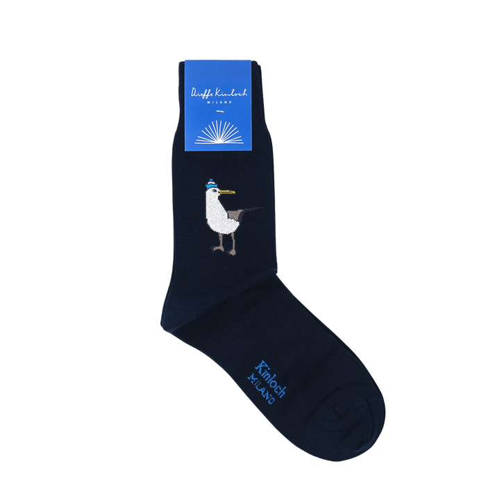 VENEZIA ”SEAGULL” ソックス NAVY