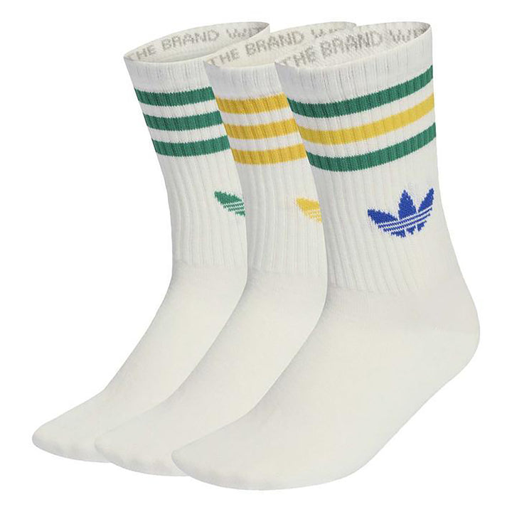 adidas Originals 3 STRIPES CREW SOCKS 3 PACK  OFF WHITE/OFF WHITE/OFF WHITE