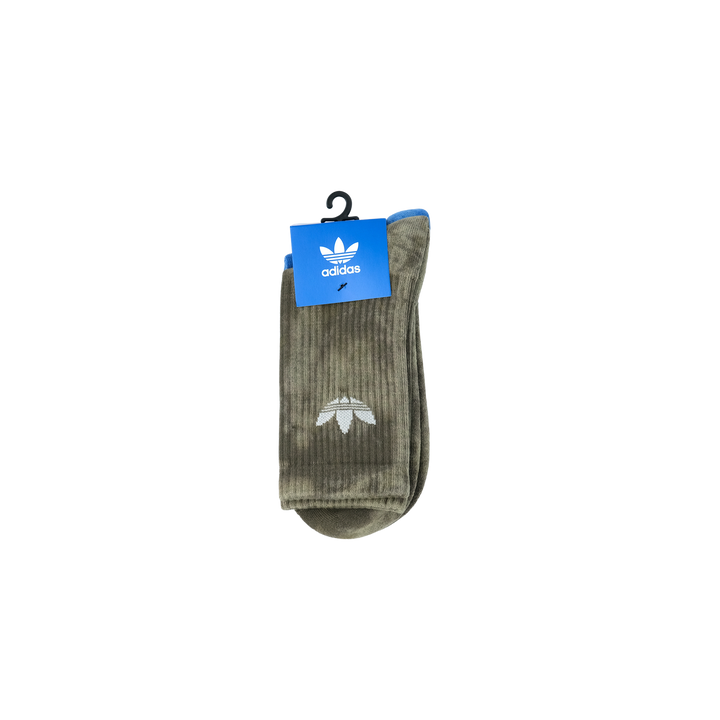 adidas Originals TIE DYE CREW タイダイクルーソックス 2PACK OLIVE/BLUE