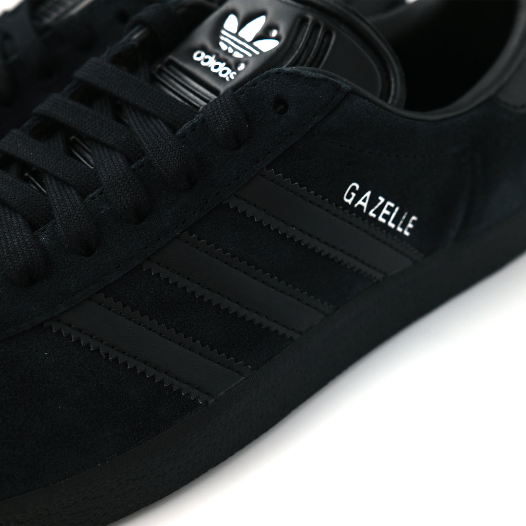 adidas Originals ガゼル / GAZELLE ALL BLACK/SILVER METALLIC