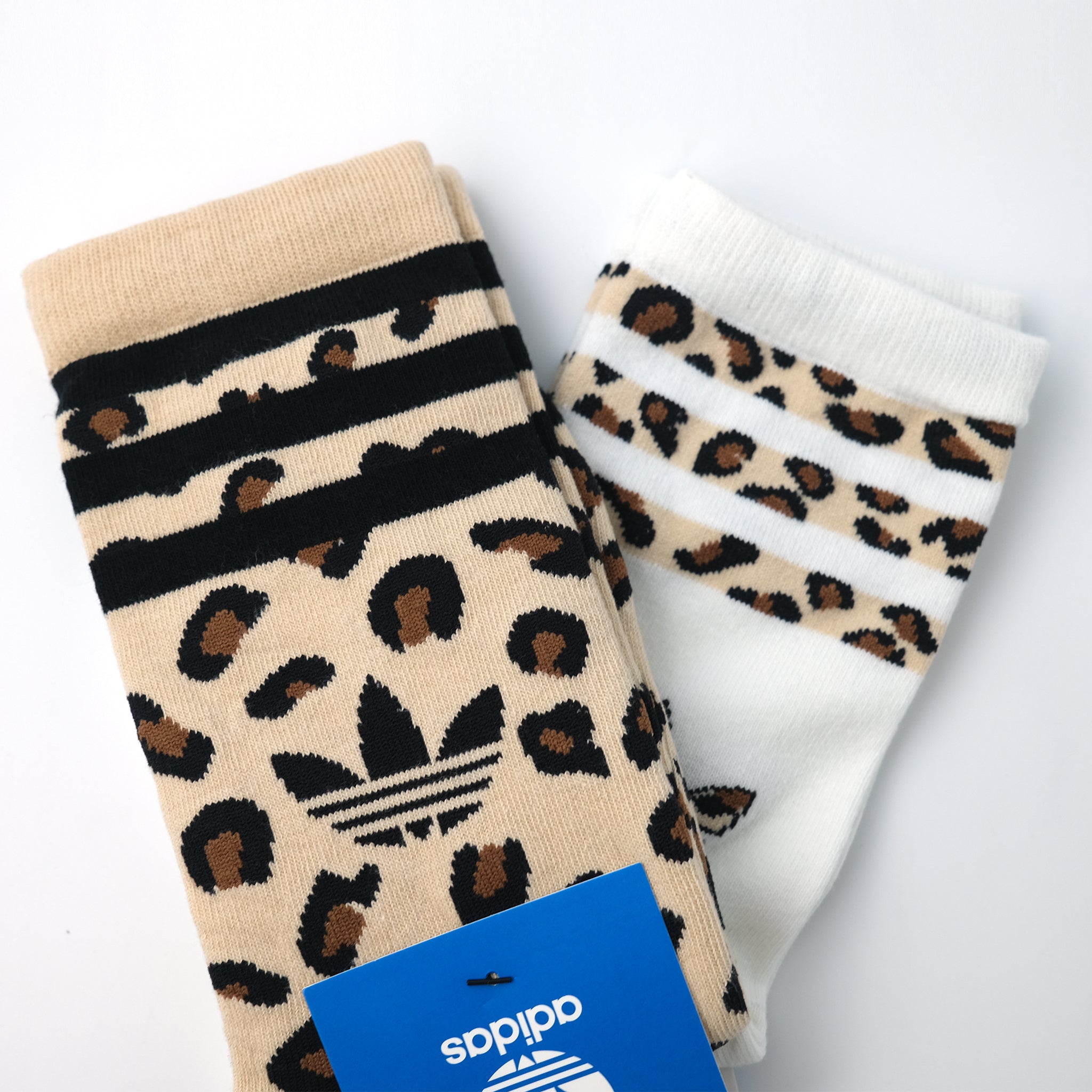 adidas Originals レオクルーソックス LEO CREW 2PACK SAND STRATA