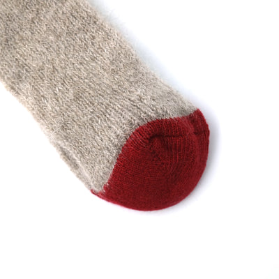 CLARA SHORT WOMENS SOCKS RED×GREEN
