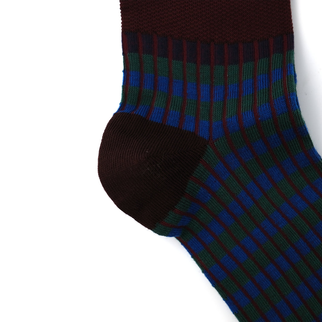 【MENS】ARGYLE SOCKS BORDEAUX