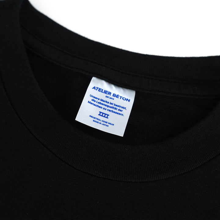 COMFORT PILE POCKET TEE BLACK